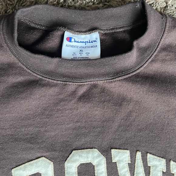 Vintage champion Brown collegiate sweatshirt - Picture 2 of 5
